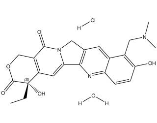 Topotecan hydrochloride salt hydrate
